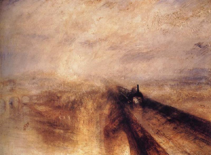 Joseph Mallord William Turner Rain,Steam and Speed oil painting picture